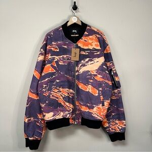 Brand New Stussy Tigris Bomber Jacket